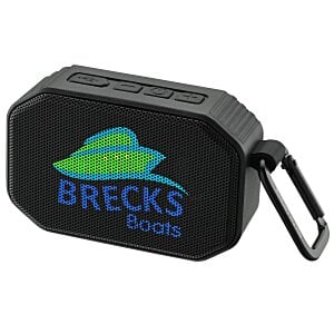 Mini Magnetic Outdoor Speaker with Carabiner - Full Color Main Image