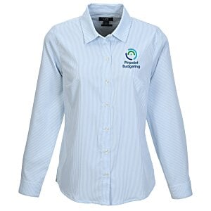 Cutter & Buck Skyline Pinstripe Dress Shirt - Ladies' Main Image