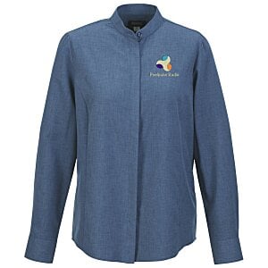 FlexBatiste Banded Collar Shirt - Ladies' Main Image