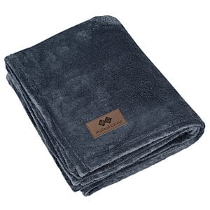 Ultra Plush Blanket - Laser Engraved Patch Main Image