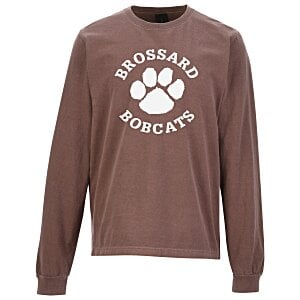 Bella+Canvas 6.5 oz. Heavyweight Garment-Dyed Long Sleeve T-Shirt - Screen Main Image