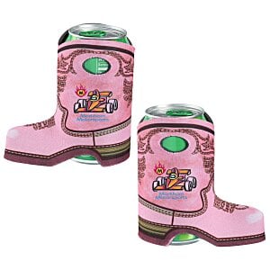 Boot Pocket Can Holder - Full Color - Cowboy Boot Main Image