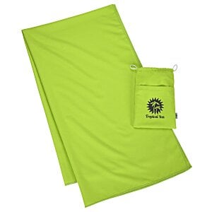 Travel Beach Towel with Pouch Main Image