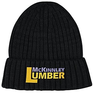 Thick Rib Knit Cuff Beanie Main Image