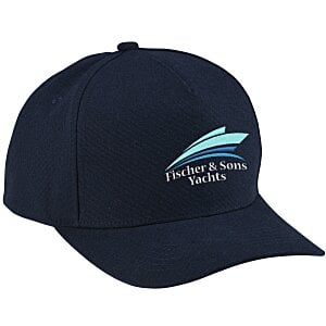 Canvas Five Panel Snapback Cap - 24 hr Main Image