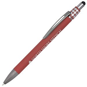 Turner Soft Touch Stylus Metal Spinner Pen - 24 hr Main Image