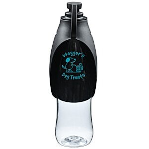 Pet Water Bottle with Dispensing Bowl Main Image