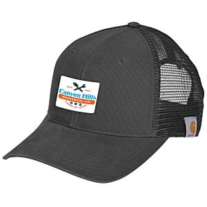Carhartt Canvas Trucker Cap - Full Color Patch Main Image