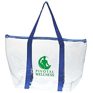 Laguna Clear Zippered Tote Main Image