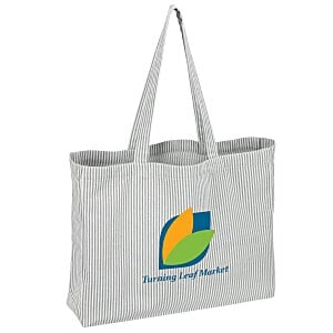Striped Pacific Shopper Tote - Full Color Main Image
