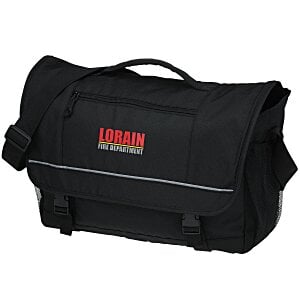Classic Laptop Messenger Bag - Embroidered Main Image