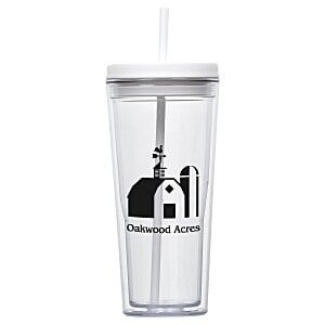 Vast Acrylic Tumbler with Straw - 21 oz. - 24 hr Main Image