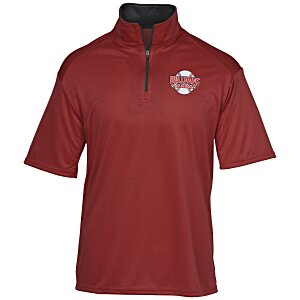 Badger Sport B-Core 1/4-Zip Short Sleeve Pullover Main Image