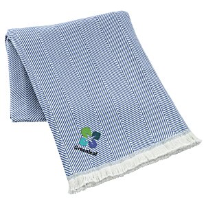 Brooks Brothers Coastal Throw Blanket Main Image