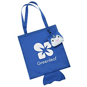 Paws and Claws Charm Tote - Narwhal Main Image