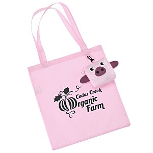 Paws and Claws Charm Tote - Pig Main Image