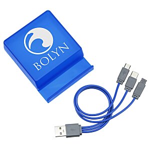 Phone Stand with Compartment - Charging Cables Main Image