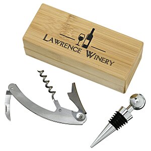 Bamboo Wine Opener 2-Piece Set Main Image