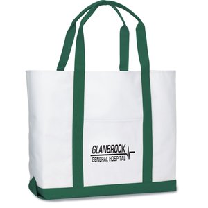 Deluxe Polyester Tote - Large Main Image