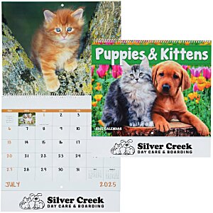 Puppies & Kittens Calendar - Spiral Main Image