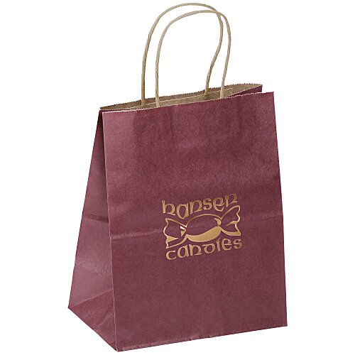 Matte Shopping Bag - 9-3/4" x 7-3/4" Main Image