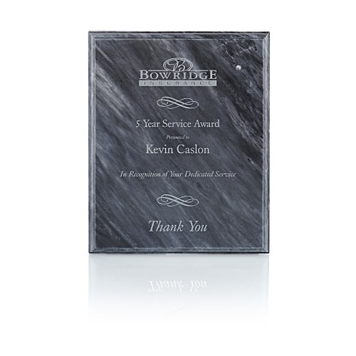 Black Marble Plaque - 10" Main Image