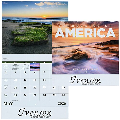 Landscapes of America Calendar - Stapled Main Image