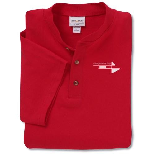 Anvil Henley T-Shirt - Colors Main Image