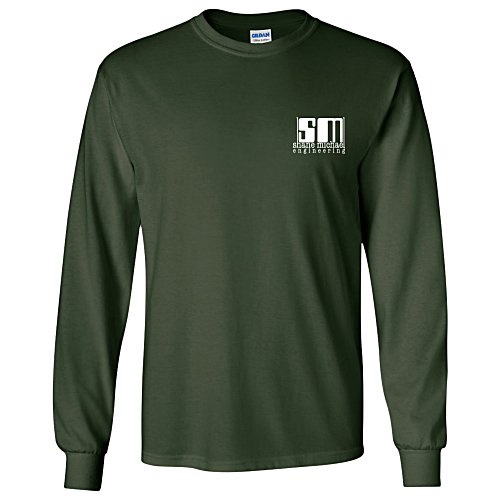 Gildan Ultra Cotton Heavyweight LS Tee - Colors - Screen Main Image