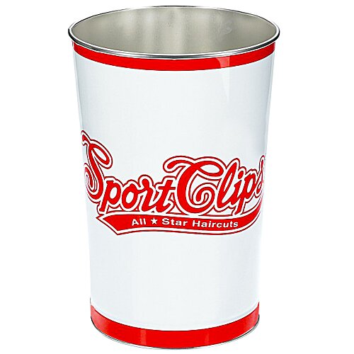 4 Gallon Tapered Metal Wastebasket Main Image