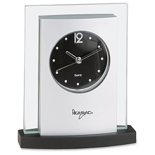 Desktop Analog Clock - Black Base Main Image