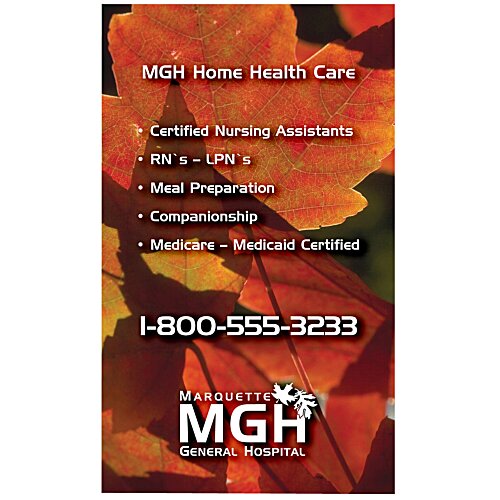 Jumbo Business Card Magnet - 20 mil Main Image