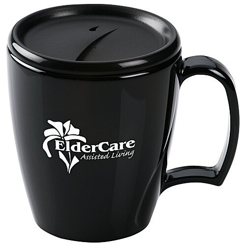 Arrondi Acrylic Mug with Lid - 14 oz. - Opaque Main Image