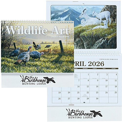 Wildlife Art Pocket Calendar Main Image