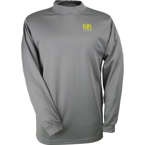 Microfiber Poly-Dri Mock Turtleneck Main Image