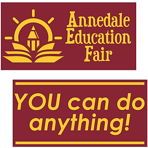 Custom Static Decal - Double-Face Imprint - S Main Image