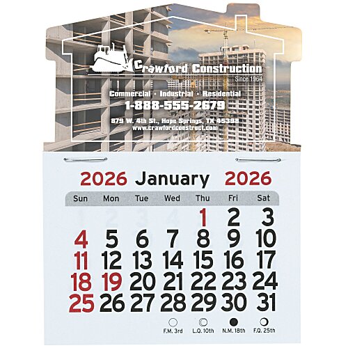Peel-N-Stick Calendar - House Main Image