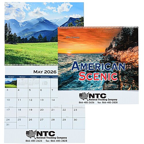 American Scenic Appointment Calendar - Spiral Main Image