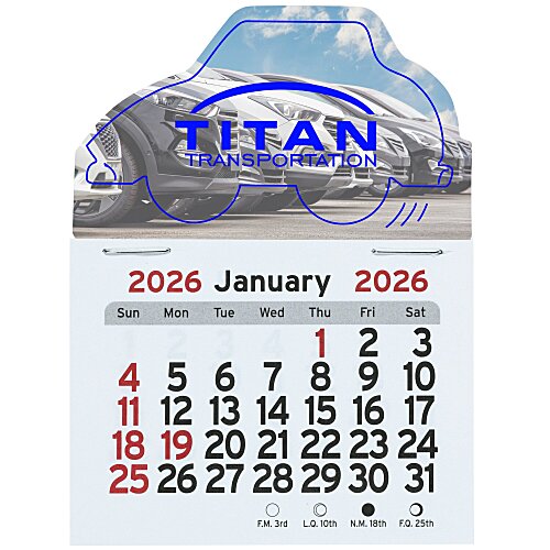 Peel-N-Stick Calendar - Car Main Image
