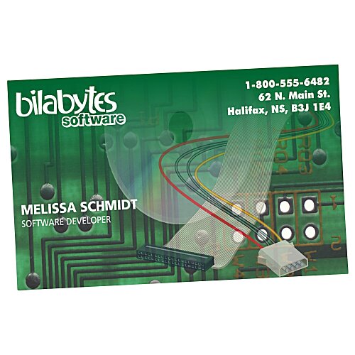 Flat Flexible Magnet - Rectangle 1 1/4 inches x 2 1/2 inches Main Image