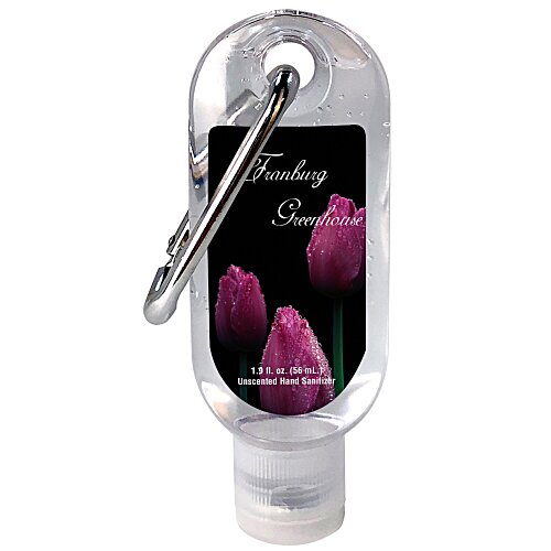 Hand Sanitizer with Carabiner - 1.9 oz Main Image