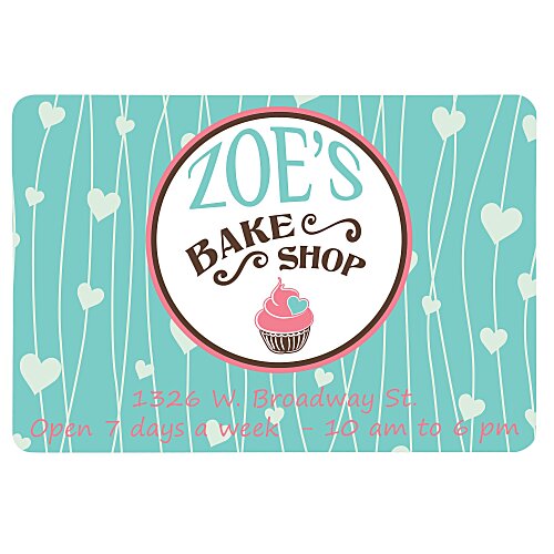 Flat Flexible Magnet - Rectangle 1 7/8 inches x 2 3/4 inches - Round Corners Main Image