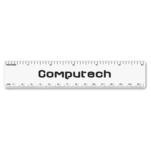 Ruler - White Plastic Main Image