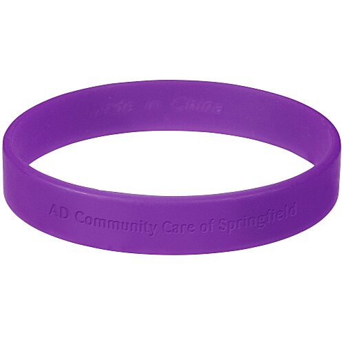 Custom Silicone Bracelet - Low Qty Main Image