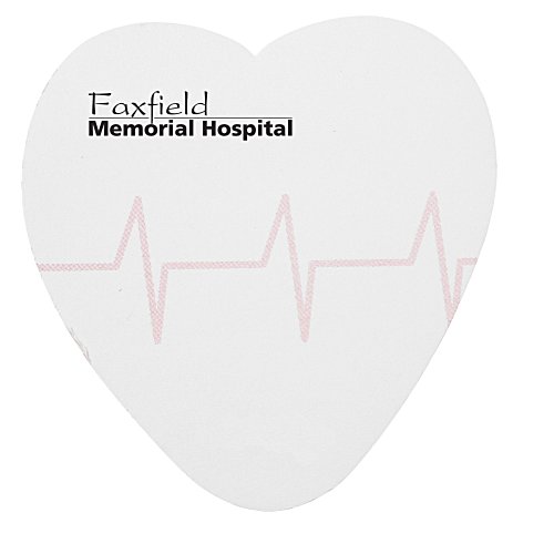 Souvenir Sticky Note - Heart - Pulse - 25 Sheet Main Image