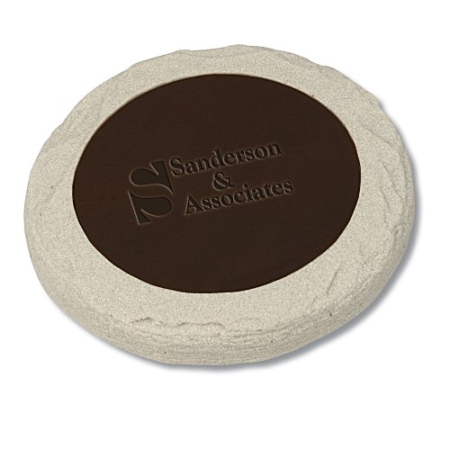 Leather/Stone Coaster Main Image