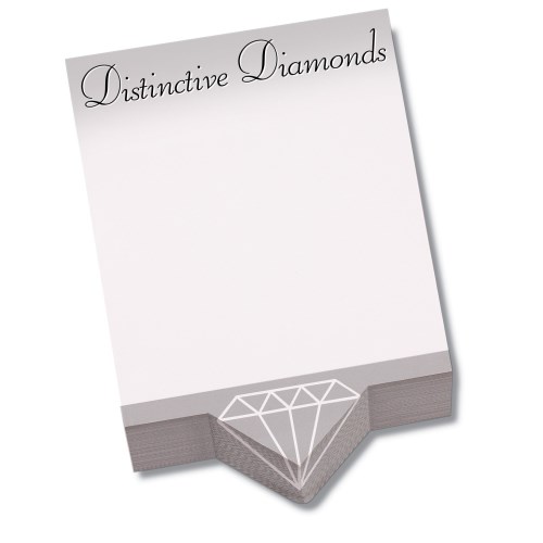 Bic Beveled Sticky Note Pad - Triangle Shape Main Image