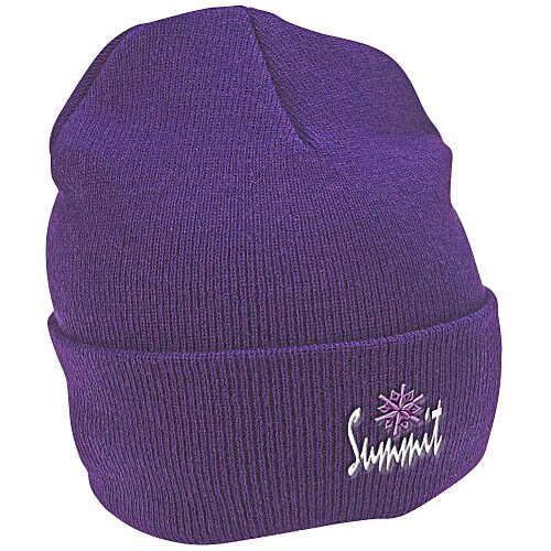 Knit Beanie with Cuff Main Image