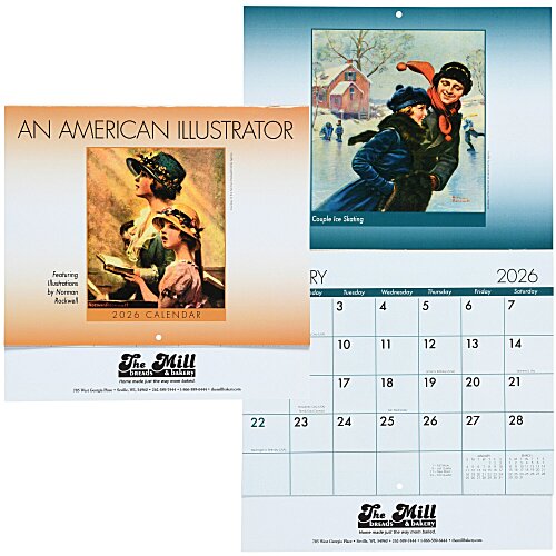 An American Illustrator Calendar - Stapled Main Image