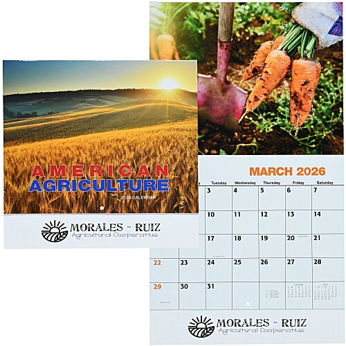 American Agriculture Calendar - Stapled Main Image